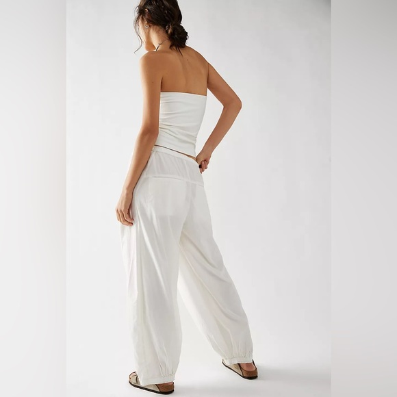 Free People To The Sky Parachute Barrel Balloon JLo Pants | Size Large - Picture 5 of 10